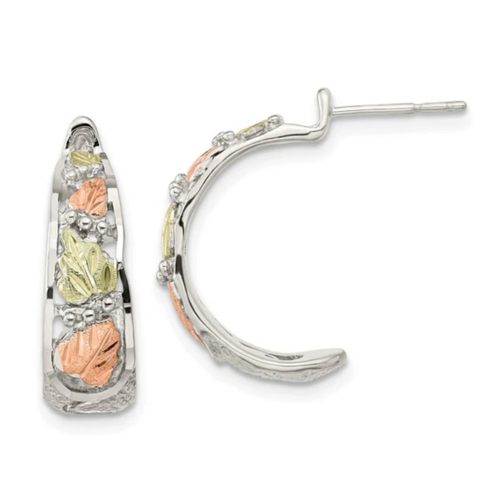 Vintage Half Hoop Earrings